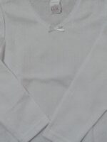 Camisola Interior Menina_Laço e rendinha