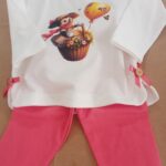 Conjunto de criança_Minnie com laços laterais