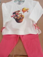 Conjunto de criança_Minnie com laços laterais