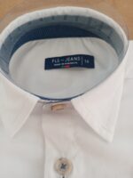 Camisa menino popeline Branca - Image 2