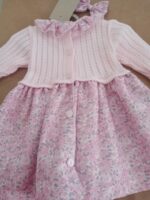 Vestido bebé com laço de cabelo - Image 6
