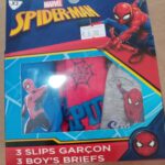 Caixa 3 slips menino Spider-Man