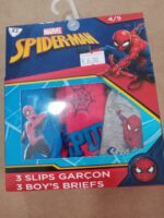 Caixa 3 slips menino Spider-Man
