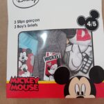 Caixa 3 slips menino - Mickey