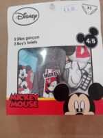 Caixa 3 slips menino - Mickey