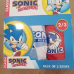 Caixa 3 slips menino Sonic