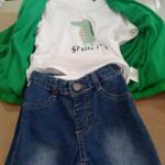 Conjunto de criança menino_verde