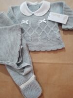 Conjunto Bebé 3 peças Cinza