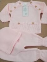 Conjunto Bebé 3 peças Rosa
