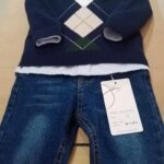 Conjunto de 3 peças menino Azul