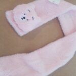 Cachecol menina ursinho