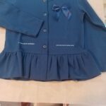 Camisola com botões menina e laço