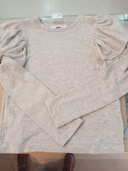 Camisola senhora com follho