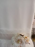 Vestido de cerimónia flor em tons de beje - Image 3