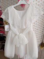 Vestido de cerimónia com rendas nos ombros. - Image 5